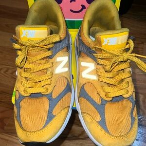 Yellow and grey New balance sneakers